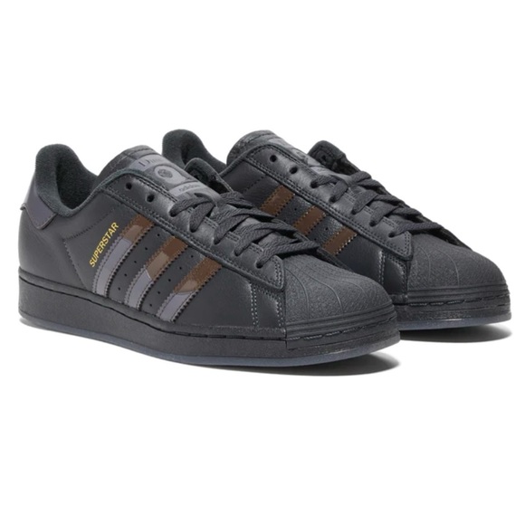 Adidas x Dime Superstar ADV Carbon Brown Skateboarding Sneakers - Picture 2 of 16
